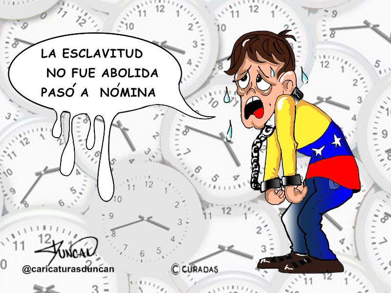 Pasó a Nómina - Caricatura de Duncan