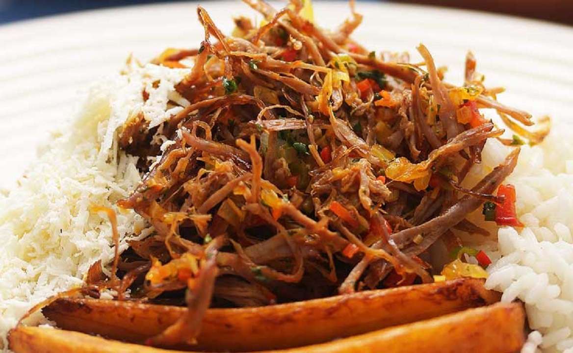 Pisillo llanero: prepara esta carne mechada, pisada y frita. Deliciosa...!!!