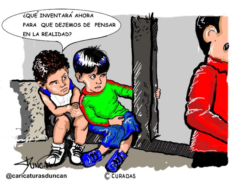 Qué se le ocurrirá ahora - Caricatura Duncan