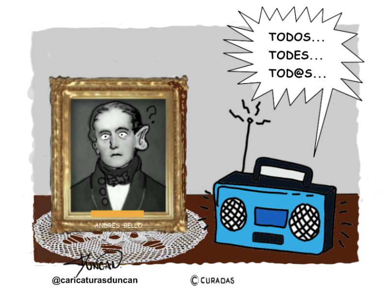 Se murió otra vez - Caricatura de Duncan