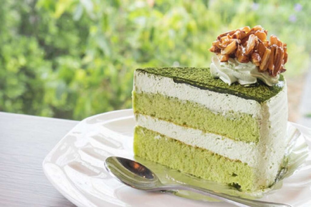 Torta de té verde