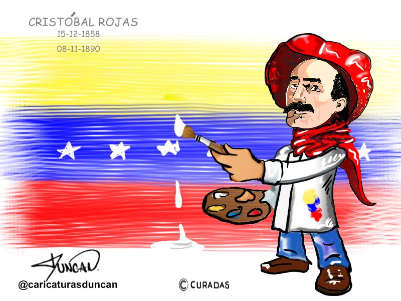 Cristóbal Rojas - Caricatura de Duncan