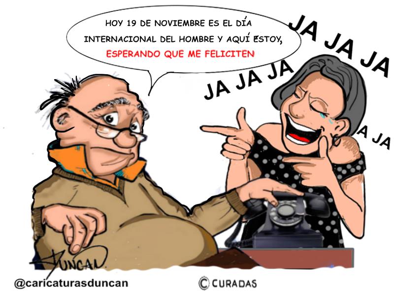 Día del hombre caricatura Duncan