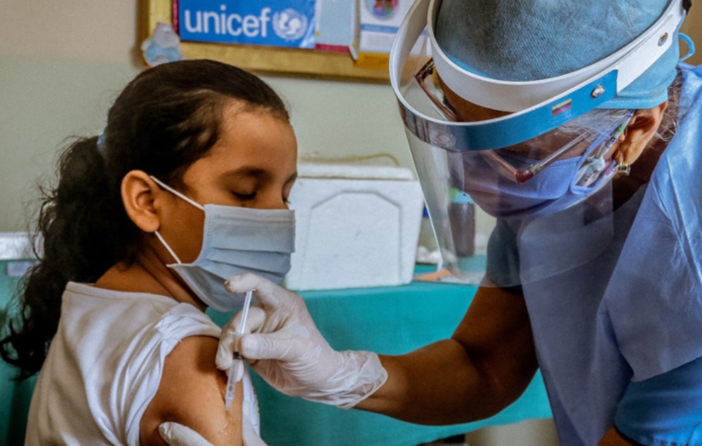 Niños vacunados