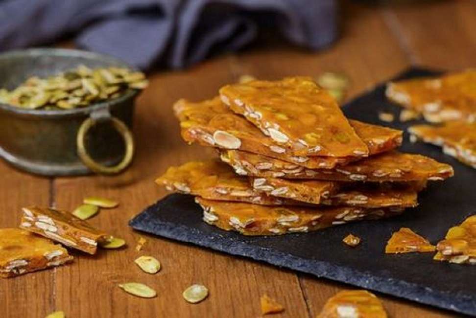 Turrón de semillas de auyama