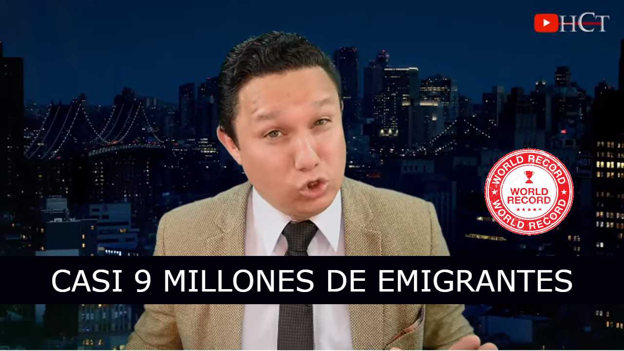 Casi 9 millones de migrantes récord chavista