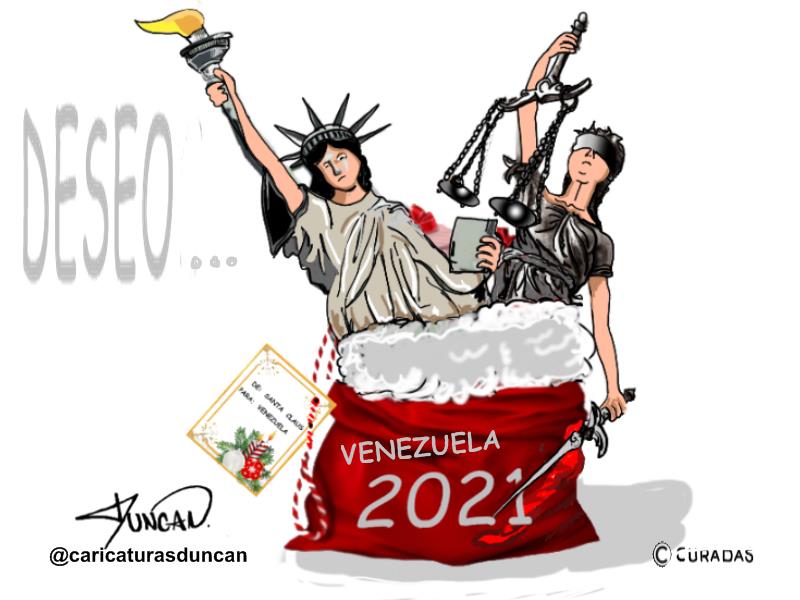 Deseo de Navidad - Caricatura de Duncan