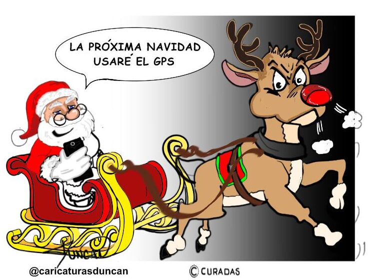 GPS - Caricatura de Duncan