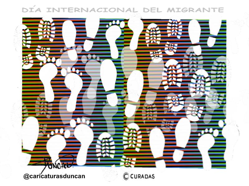 Migrantes - Caricatura de Duncan