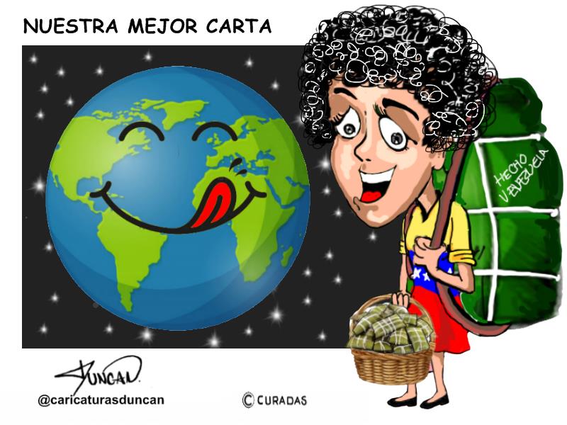 Nuestra mejor carta - Caricatura de Duncan