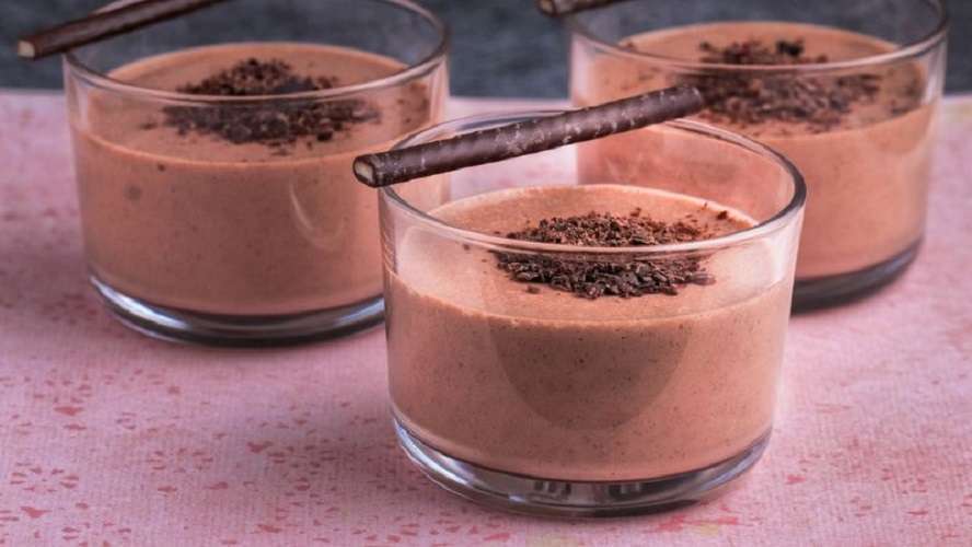 Postre de chocolate sin horno
