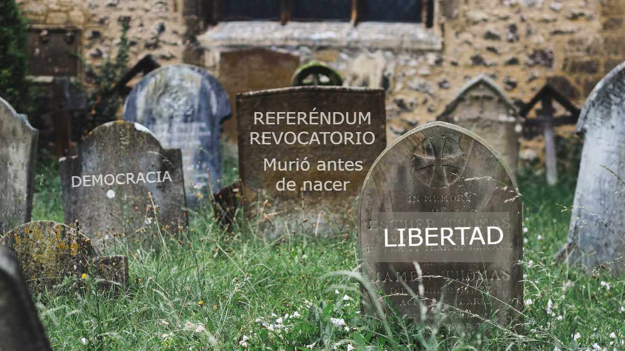 Muerte al referéndum revocatorio Arquímedes Román