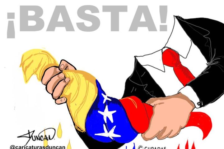 ¡Basta! - Caricatura de Duncan