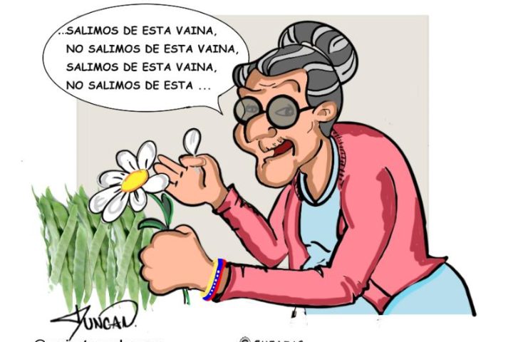 Deshojando la vaina - Caricatura de Duncan
