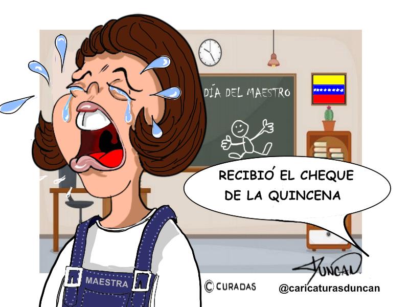 Día del Maestro - Caricatura de Duncan