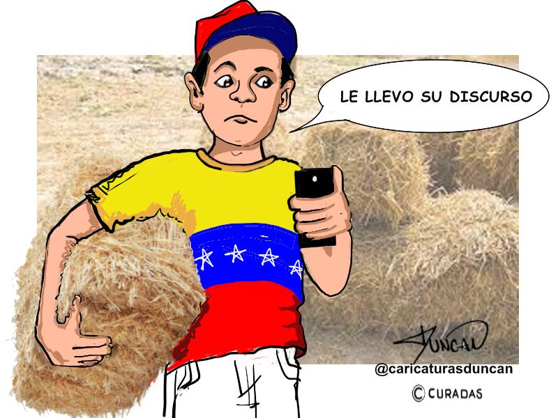Discursos ministeriales - Caricatura de Duncan