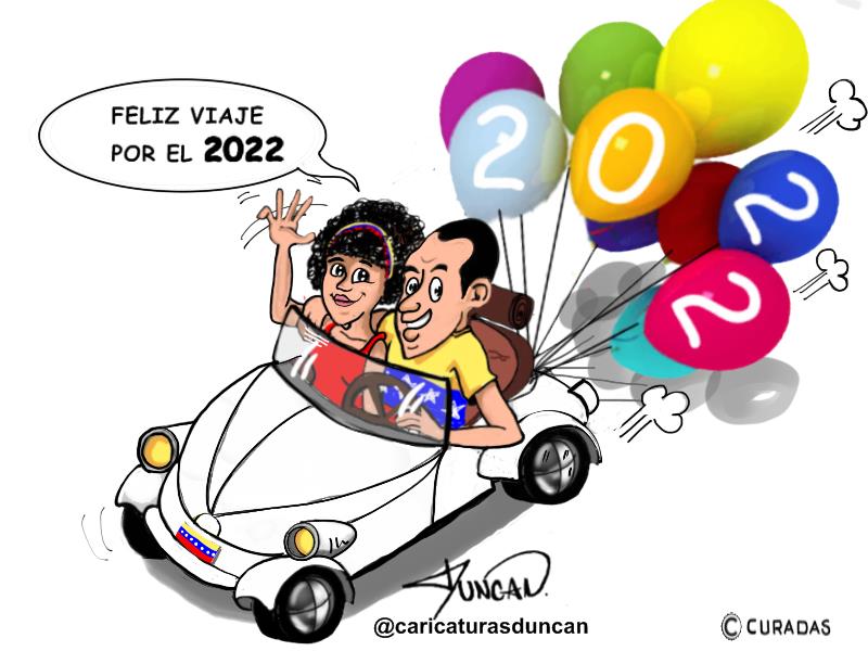 Feliz viaje - Caricatura de Duncan
