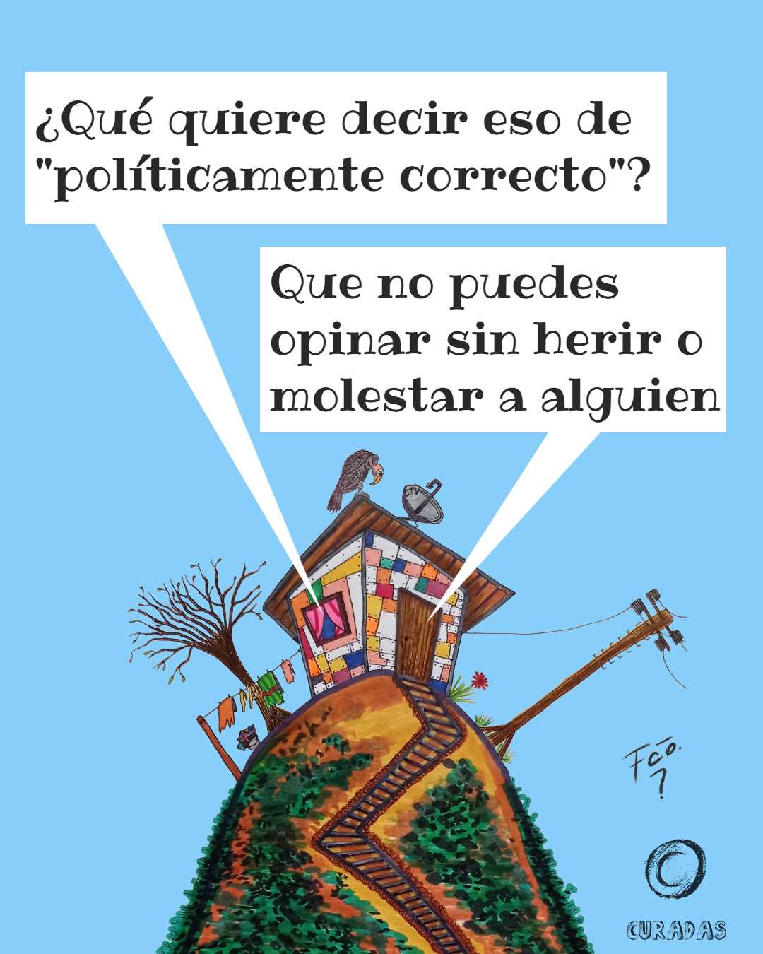 La casita la gente de cristal