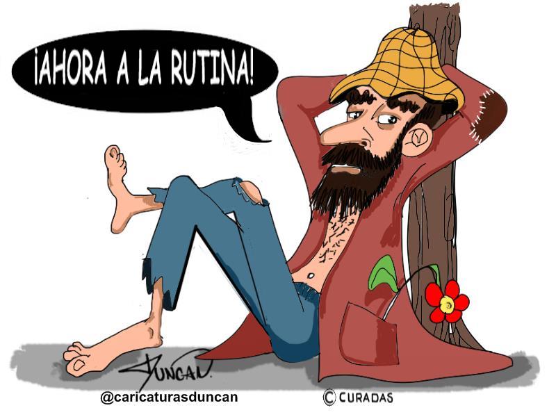 Rutina - Caricatura de Duncan