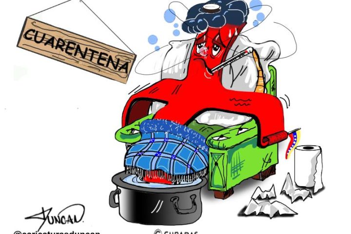 En víspera, así estamos. - Caricatura de Duncan