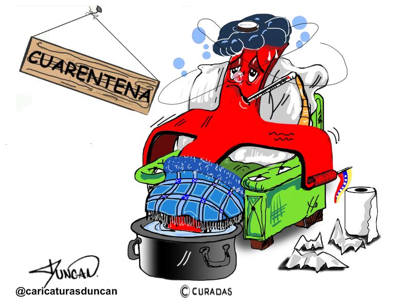 En víspera, así estamos. - Caricatura de Duncan