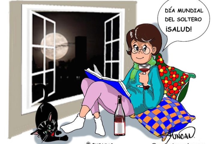 Día mundial del soltero - Caricatura de Duncan