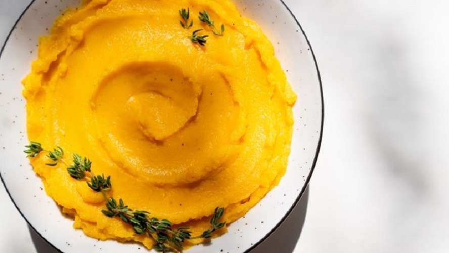 Puré de plátano macho