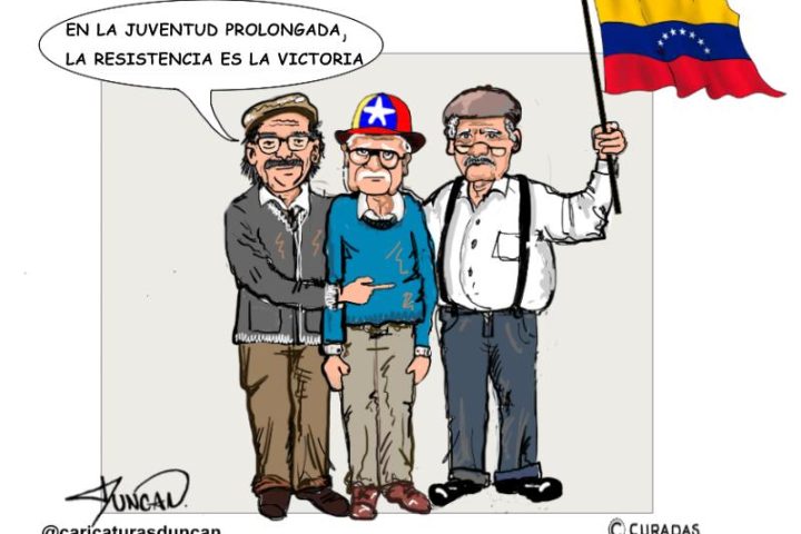Juventud, resistencia y victoria - Caricatura de Duncan