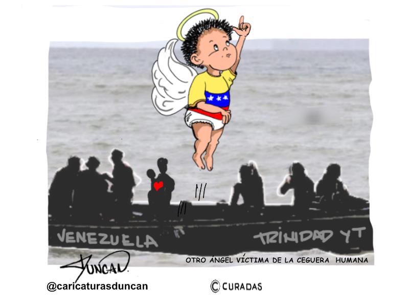 Ni un niño más - Caricatura de Duncan