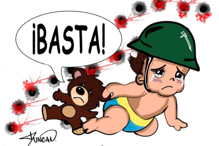 ¡Basta! - Caricatura de Duncan