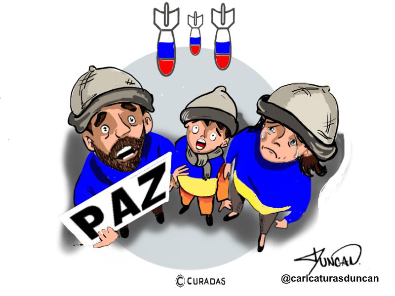 Independientes y en paz - Caricatura de Duncan