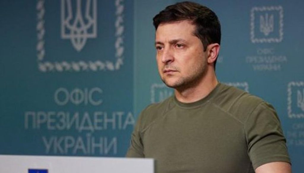 El presidente ucraniano