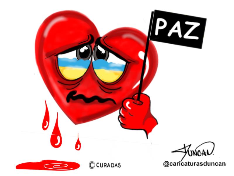 Ucrania duele - Caricatura Duncan