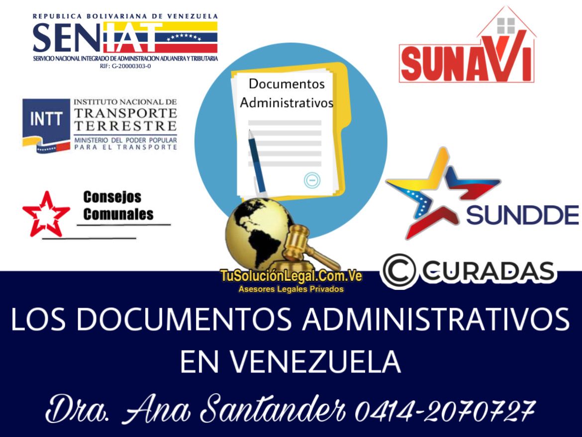 LOS DOCUMENTOS ADMINISTRATIVOS EN VENEZUELA