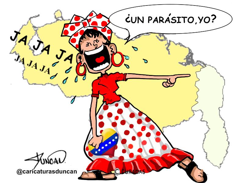 ¿yo? - Caricatura de Duncan