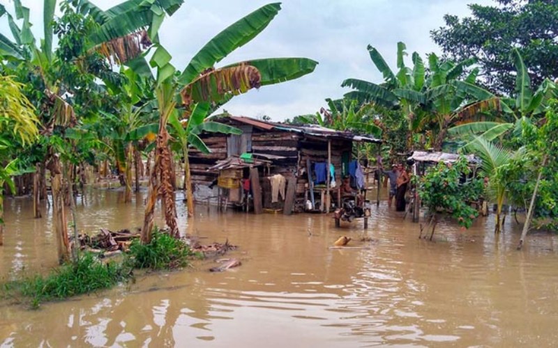 Más de dos mil familias damnificadas en el Sur del Lago por inundaciones