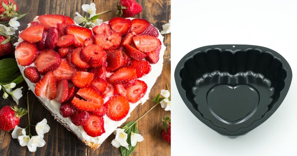 Tartas en forma de corazón