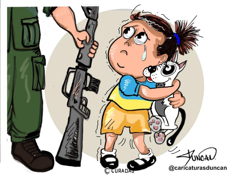 ¿Temor o protección? - Caricatura de Duncan