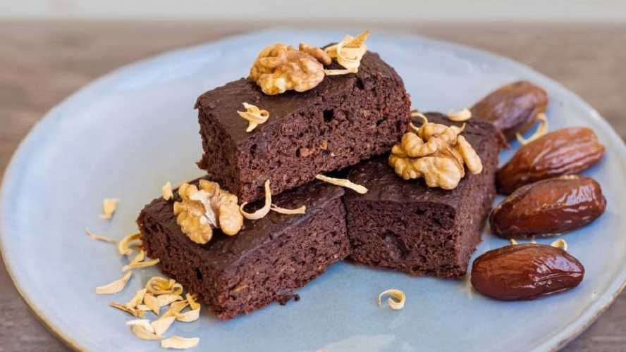 Brownie de garbanzo
