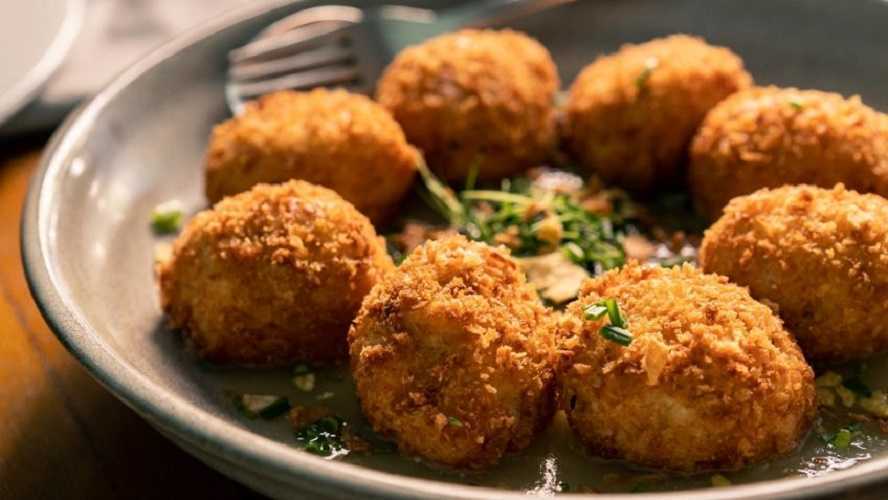 Croquetas de garbanzos con lentejas
