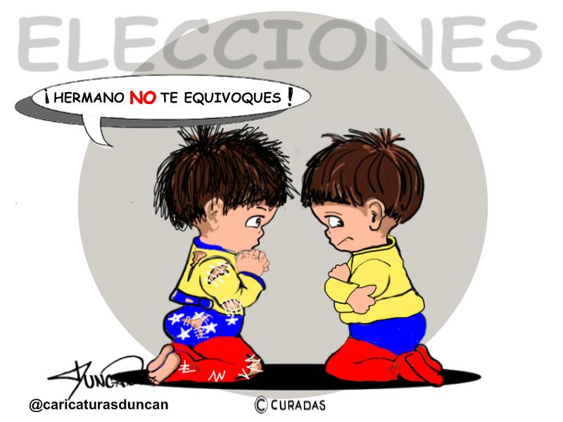 No te equivoques hermano - Caricatura de Duncan