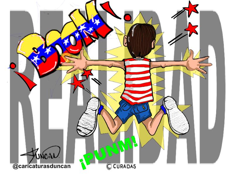 Golpe con la realidad - Caricatura de Duncan