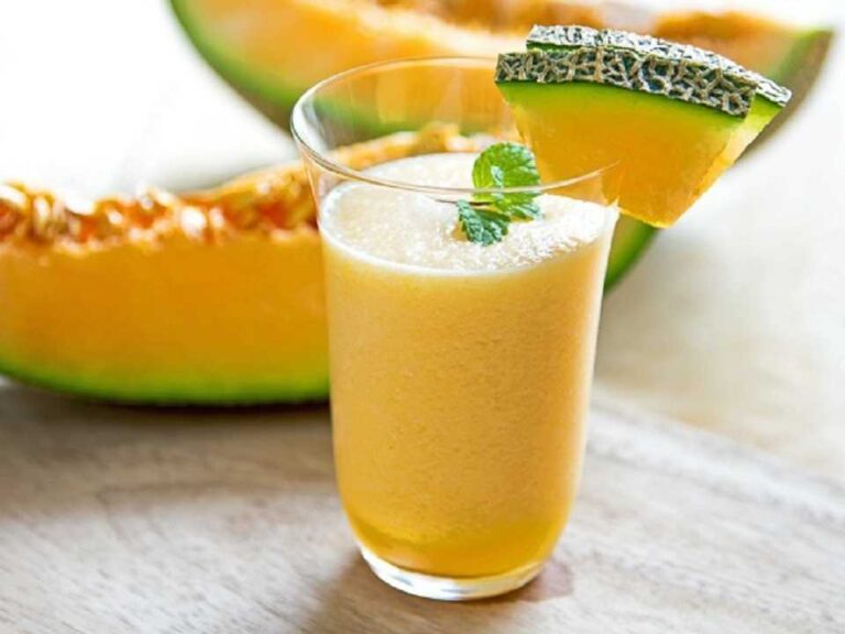 Jugo de melón con té verde deliciosa opción para quemar grasa