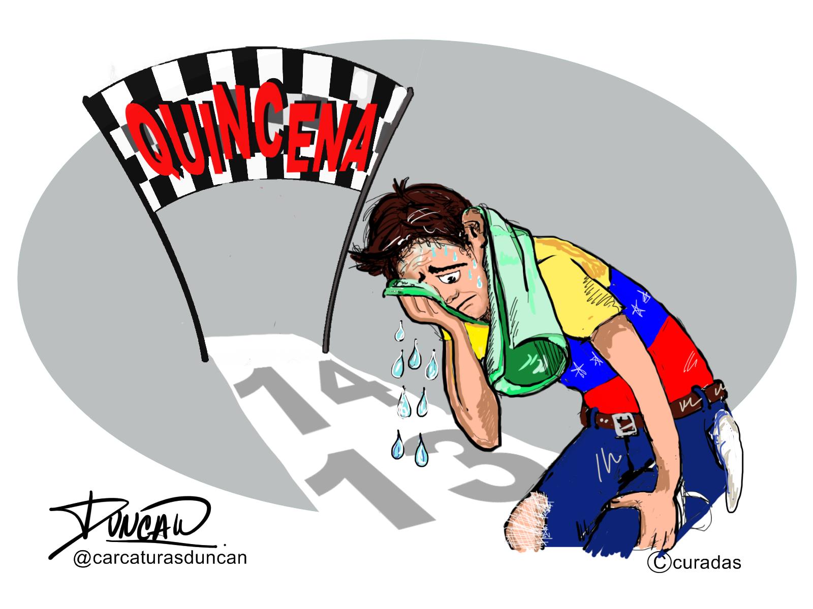 Falta poco - Caricatura de Duncan