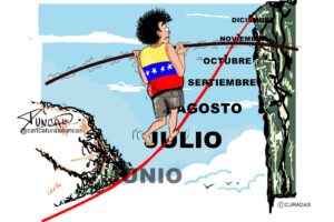 Llegamos a la mitad - Caricatura de Duncan