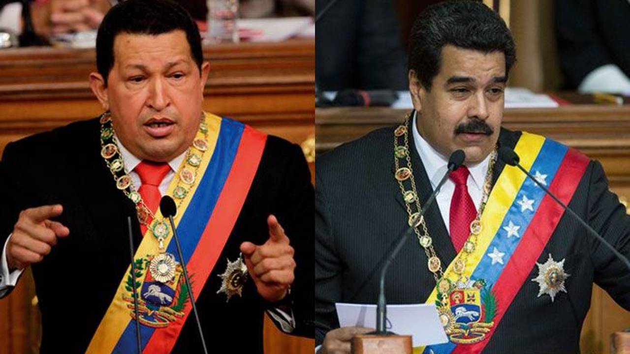 Hugo Chávez Nicolás Maduro niños de la calle