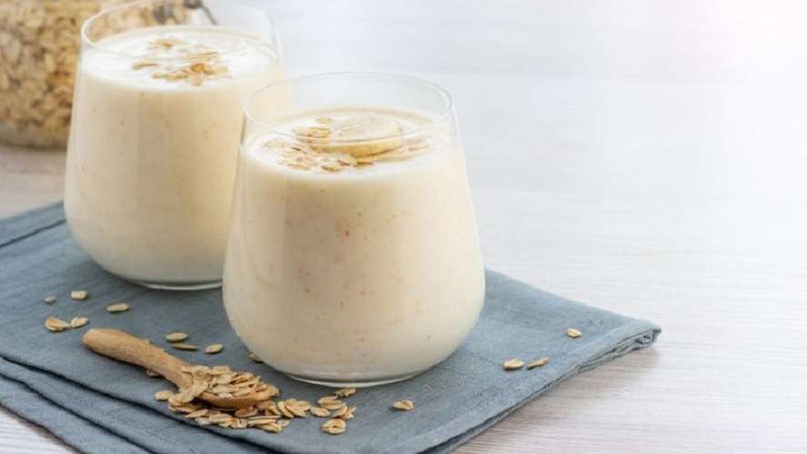 Batido de avena con canela