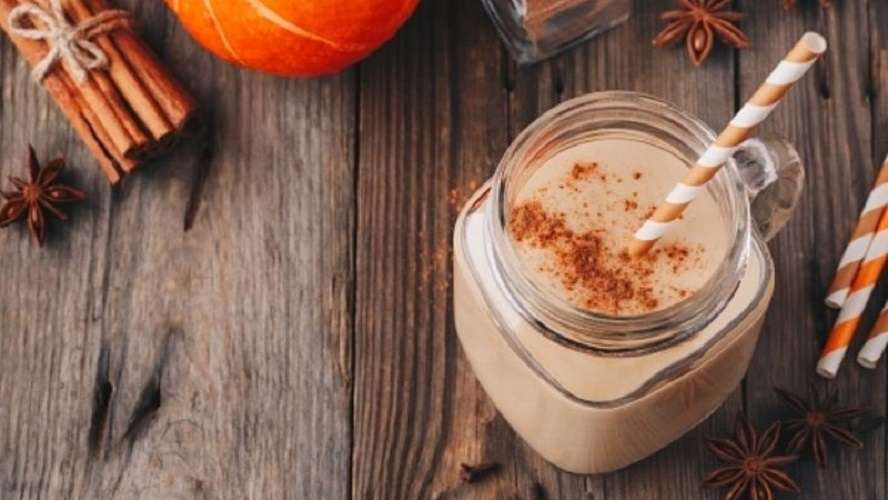 smoothie de calabaza con manzana