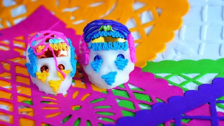 Glaseado para decorar las calaveritas