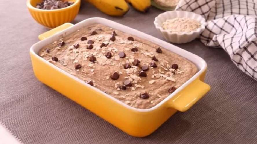 Pan de cambur con avena